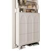 Ultra-Thin Flip-Top Shoe Cabinet & Coat Rack for Entryway Hallway Storage