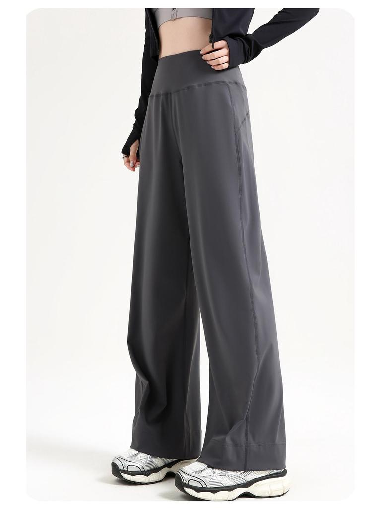 Tall Women's Wide-Leg Flowy Yoga Pants - Slimming, Casual, Fitness & Running