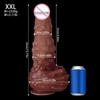 Handgehaltener Dildo Weibliche Masturbation Muskelgefühl Simulation Penis Erwachsenen Sexprodukt
