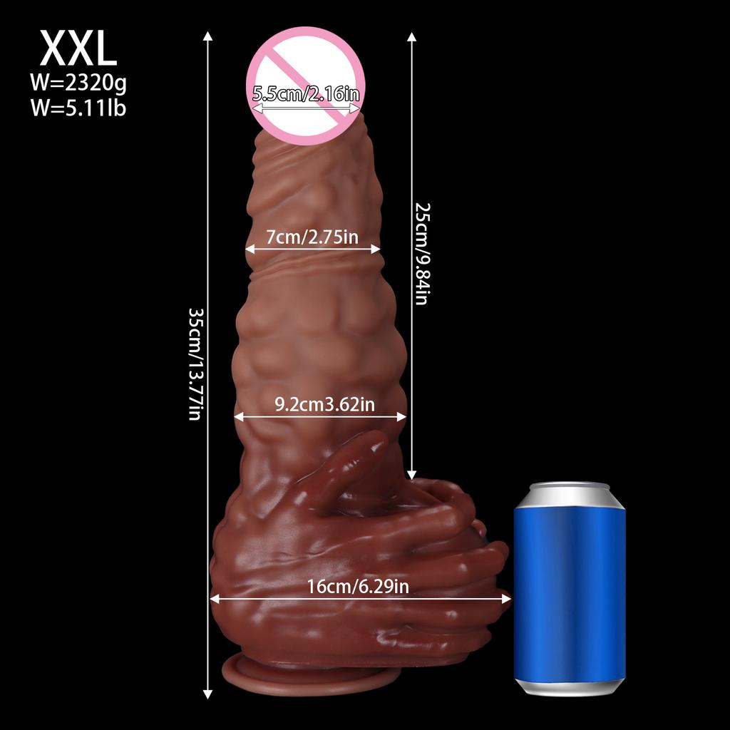 Handgehaltener Dildo Weibliche Masturbation Muskelgefühl Simulation Penis Erwachsenen Sexprodukt