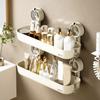 Wall Mounted Shower Storage Rack Plastic Shampoo Storage Rack Durable Corner Storage Shelf  Kitchen
