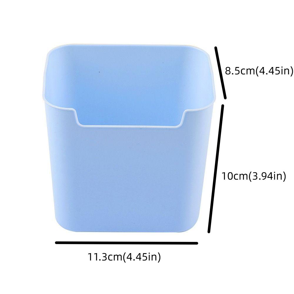 Transparent Pencil Storage Box Large Capacity Storage Bucket Korean Desk Pen Holder  Home Office