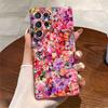 Full screen flower heat transfer process film case Samsung S25ultra mobile phone case Maximalist Floral