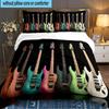 Guitar Collection Diversity 3PCS Bedding set,Ideal for 1pc Duvet Cover And 2pcs Pillowcases Perfect for Fan gift,Ideal for Bedroom, Dormitory