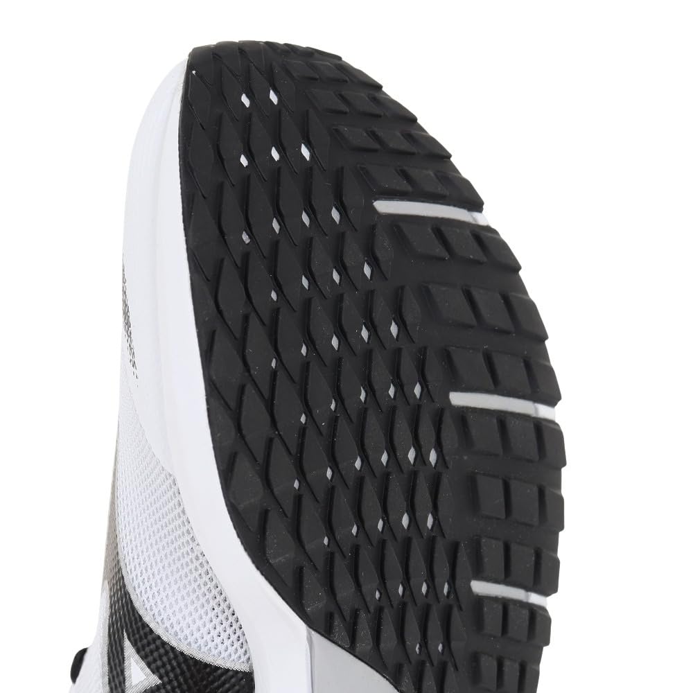 Mizuno Duel Sonic 3 Running 2E Shoes, White/Dark Gray/Black, 26.0 cm,