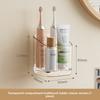 Electric Toothbrush Storage Rack, Wall-mounted Bathroom Toothpaste and Toothbrush Storage Rack Without Drilling