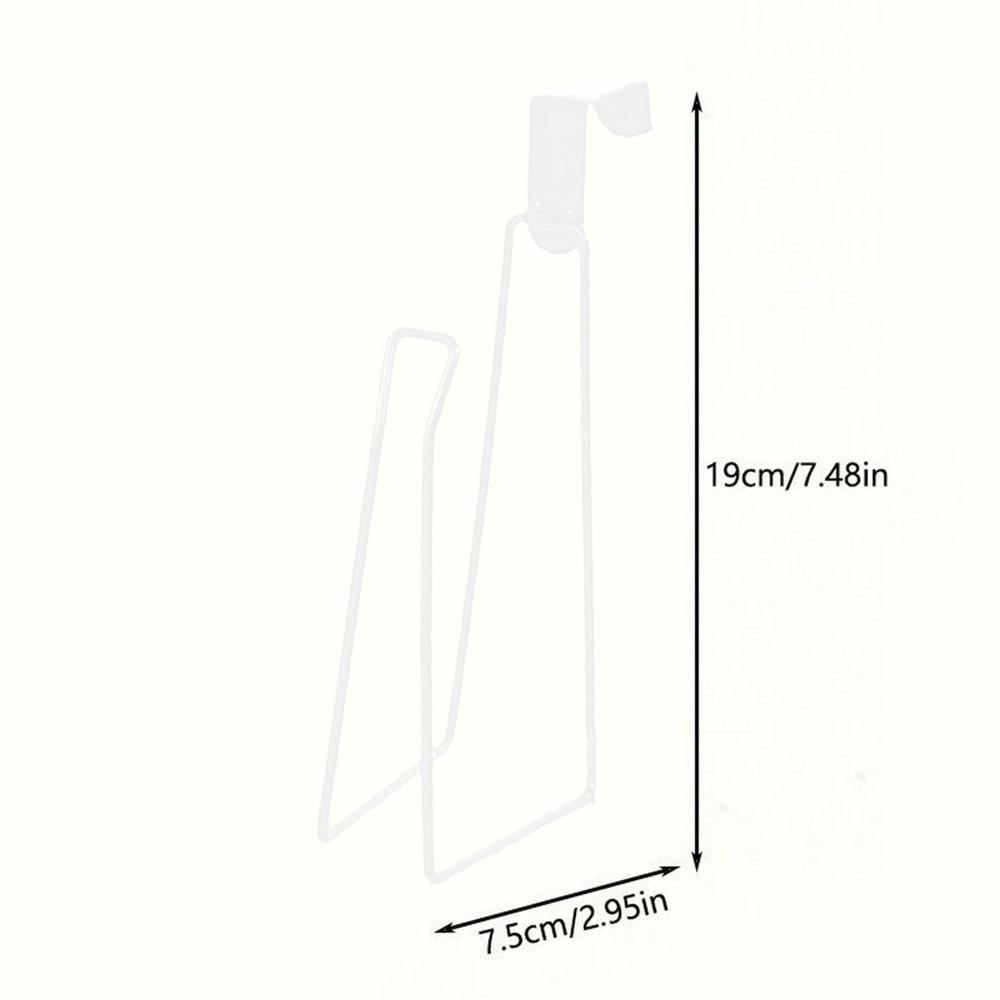 Toilet Paper Holder Wall Mount Toilet Paper Storage Holder Wall Mounted Iron Tissue Organizer No Drilling Iron Tissue Organizer
