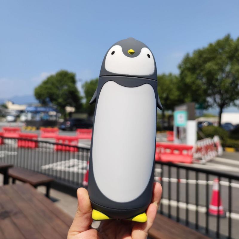 1Pc Cartoon Animal Penguin Thermos Cup  Double-layer Stainless Steel Water Cup