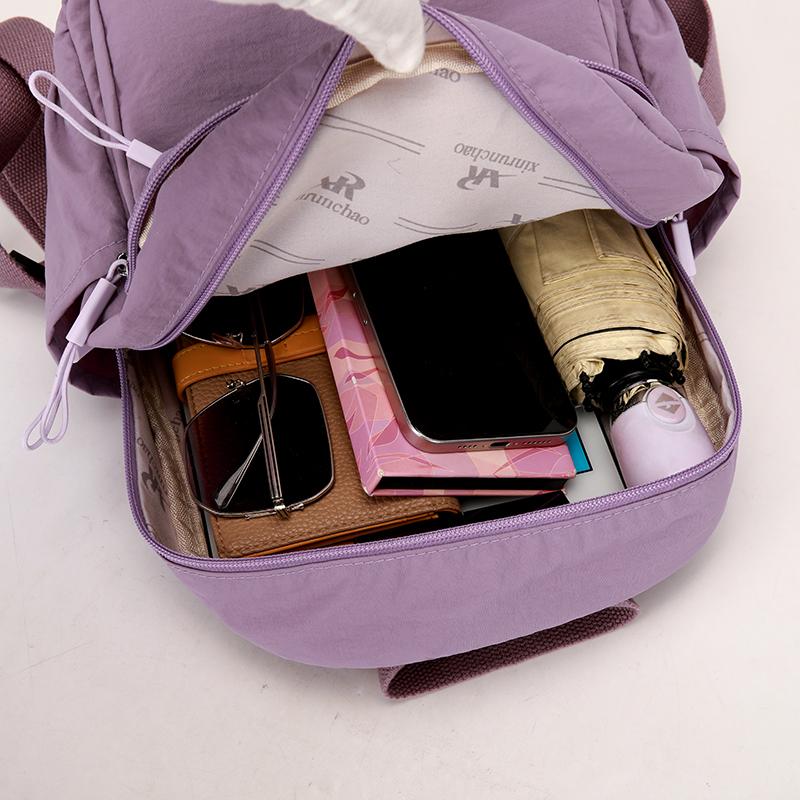 Mini Nylon Backpack Small Travel Backpack Portable Travel Backpack and Multi Pocket Design Suitable for Daily Commute Work Shopping and Short Trips