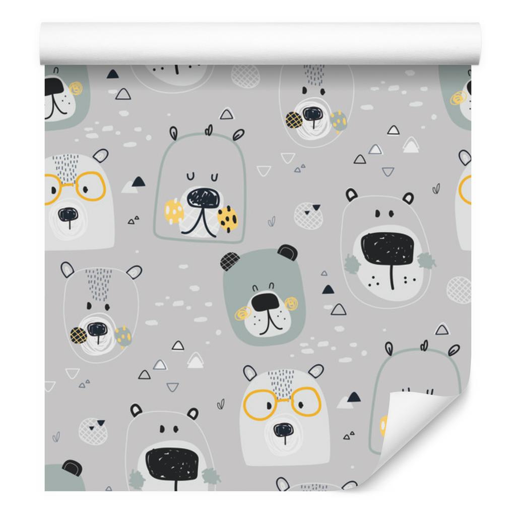 Cute Teddy Bears Wallpaper for Living Room and Bedroom 50x1000