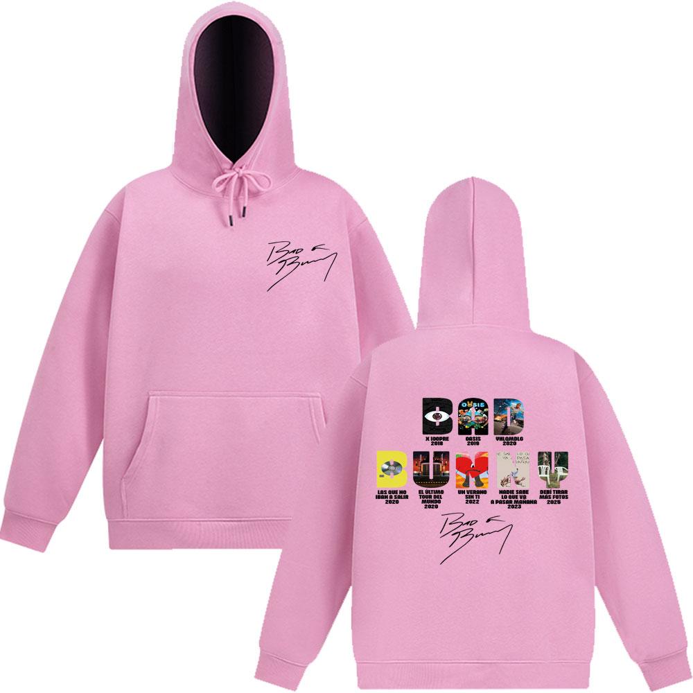 Rapper Bad Bunny Musikalbum Cover Grafik Hoodies Mann Frau Pullover Herbst Winter Mode Langarm Harajuku Sweatshirts