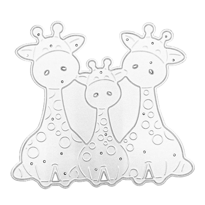 

Animal Giraffe Metal Cutting Dies Handmade Crafts DIY Scrapbooking Embossing Supplies for Children Kid Girls 1