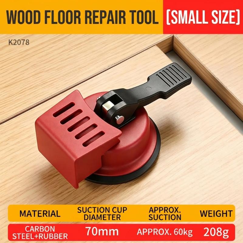 Floor Gaps Repair Suction Cup Lifter, Manual Wood Flooring Gaps Puller with Vacuum Lock Handle for Laminate Floor Installation