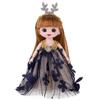 Multiple Color 17cm Doll Clothes Set Crystal DIY Dolls Princess Clothing  Holiday Gift