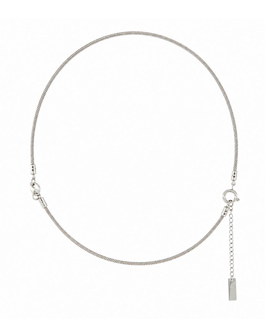 Lanarchive [1186] Slim Mesh Line Necklace