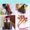 Bow Snow White Top Clip Headband Wig Braid Tassel Spring Clip Hair Accessory