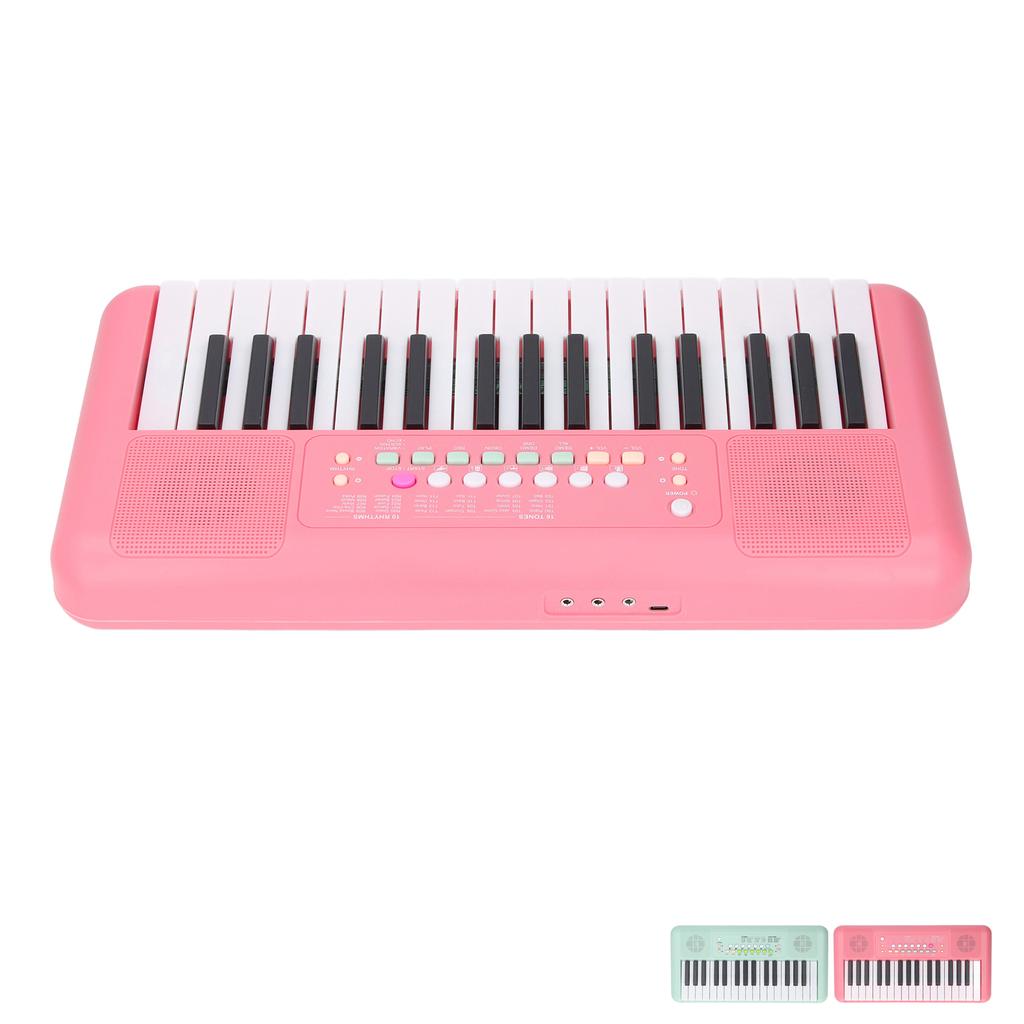32 Key Electronic Keyboard 16 Tones 10 Rhythms Vibrato Sustain Echo Effects Electronic Piano Keyboar