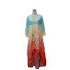 Summer Elegant Bodycon Maxi Dress Y2k Printed Boho Party Club Dresses Sexy Women Robe Femme