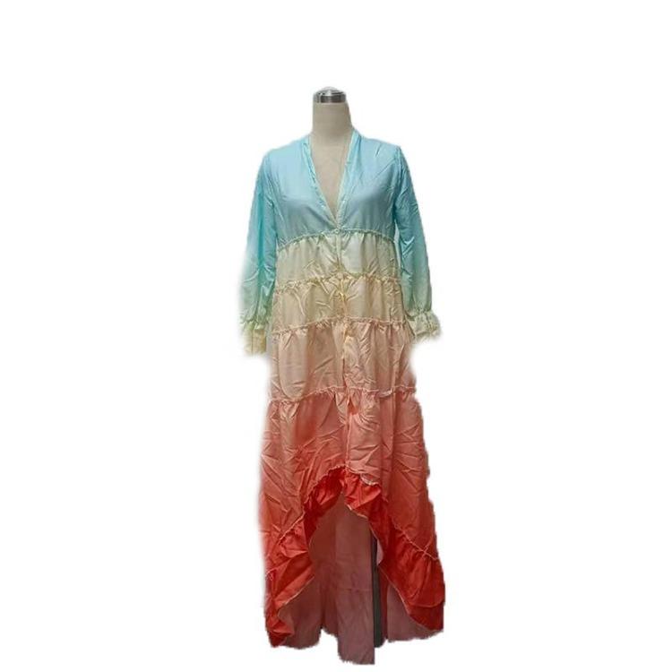 Summer Elegant Bodycon Maxi Dress Y2k Printed Boho Party Club Dresses Sexy Women Robe Femme