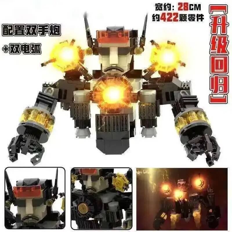 Скібіді Туалет Титани Оператор Блок Скібіді Туалет Титани Спікер Мен Спікермен Будівельний Блок Годинниковий Чоловік Телевізійний Чоловік G Чоловік