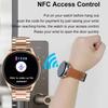 2025 New NFC GPS Smart Watch Women AMOLED Always On Display BT Call Heart Rate Blood Pressure Fitness Track Smartwatch 66*466 HD Screen