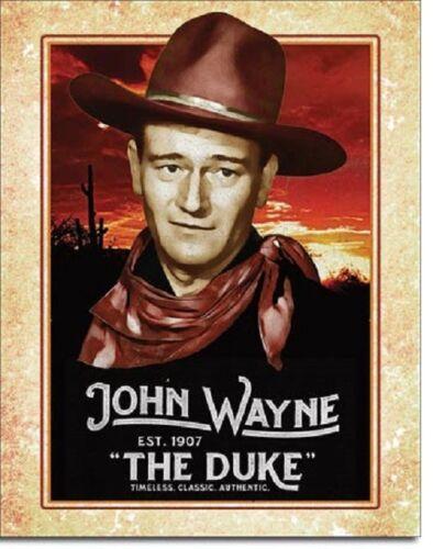 John Wayne Classic The Legend Western Cowboy Decor Metal Tin Sign 20x30cm（7.8x11.8inch）