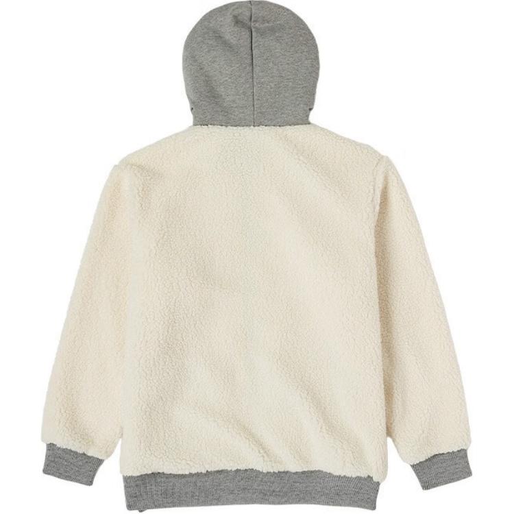 Vans Patchwork Retro Zip Hoodie Jacket Men Tops Off-White VN000FBX3KS