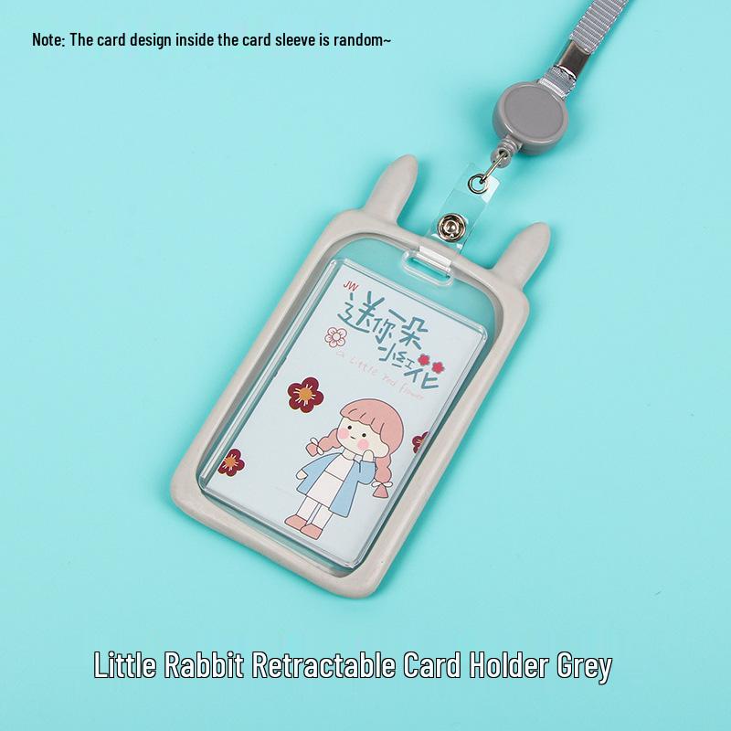 Transparent Student ID and Meal Card Holder with Lanyard