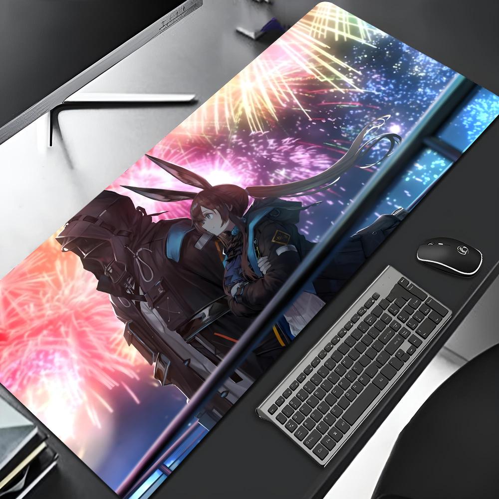 Arknights Video Game Mouse Pad Edge Big Gaming Locking Computer Gamer Large Rubber Art Mousepad Laptop Desk Mat