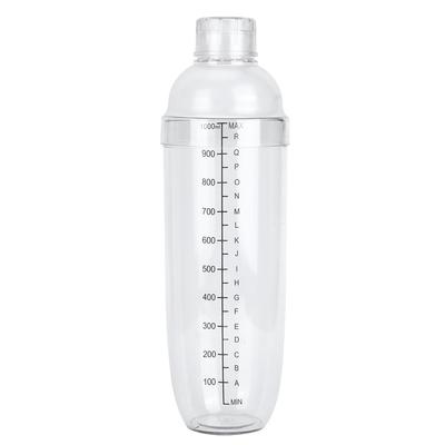 PC koktejlový šejkr s váhou, konvice na mléko, džusy, víno, plastový kelímek pro domácí bar, obchod 1000ml