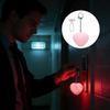 Mini-Portemonnaie Herz-LED-Licht Handtaschenlampe Sensoraktiviert Tragbar Automatische Beleuchtung Tasche Licht für Frauen Mutter Freunde