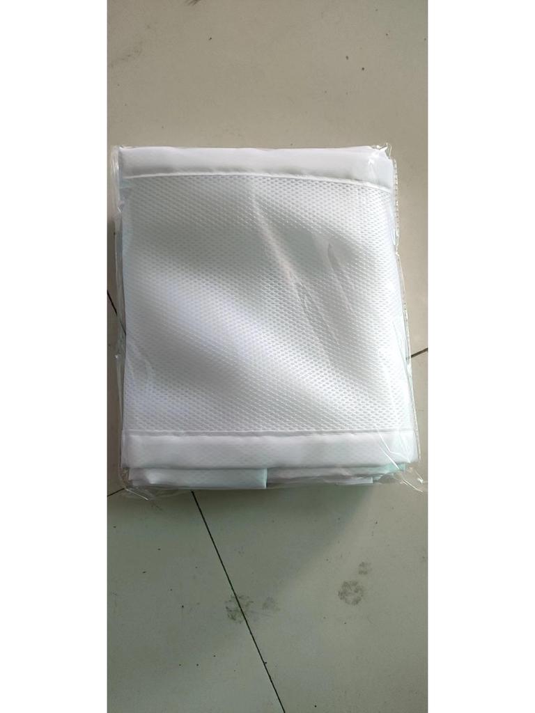 Multicolor Mesh Baby Crib Bumper with Railings for 4-Panel Beds