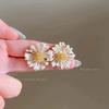 Silver Needle Retro French Flower Earrings Women's High Sense Niche Temperament Pearl Stud Earrings Ins Style Earrings