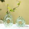 Hollow Transparent Glass Vase Hydroponics Plant Pots Table Decoration Flower Arrangement Floral Vases Room Aesthetic Decor