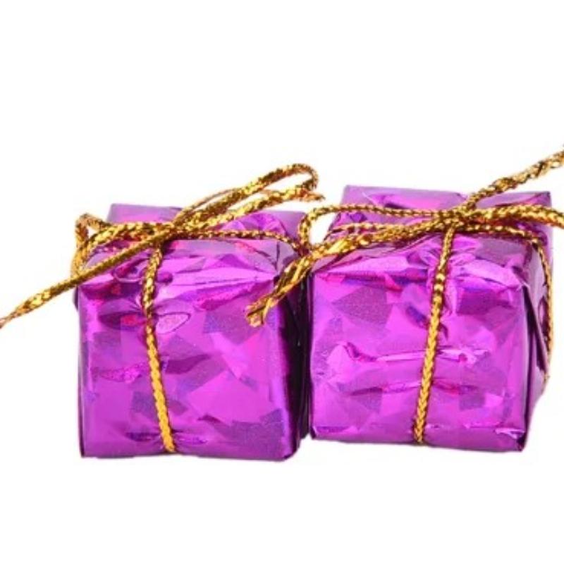 Ornamente Mini Cutie de Crăciun Cutie Cadou din Spumă Cutie Bomboane Colorate Pandantiv Agățat pentru Pomul de Crăciun Decorațiune de Crăciun pentru Petrecerea de Anul Nou