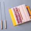 BEPAN Máquina de Brochetas de Carne para Barbacoa de Doble Fila Nueva Fabricante de Brochetas de Plástico Reutilizable Multifuncional Herramienta para Kebab Accesorios de Cocina Camping