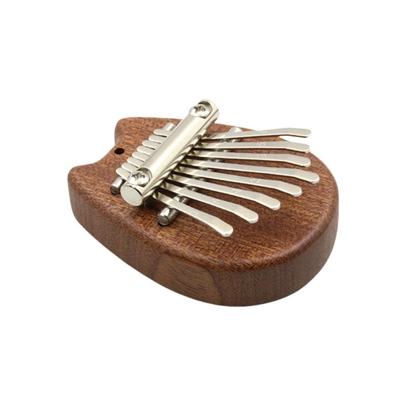 

8 Keys Finger Piano Wood Finger Thumb Piano Musical Instrument Portable Wood Finger Piano for Kids Beginners
