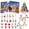 DIY Christmas Bracelet Set with Snowman Charm - Advent Gift for Kids, European & American Style