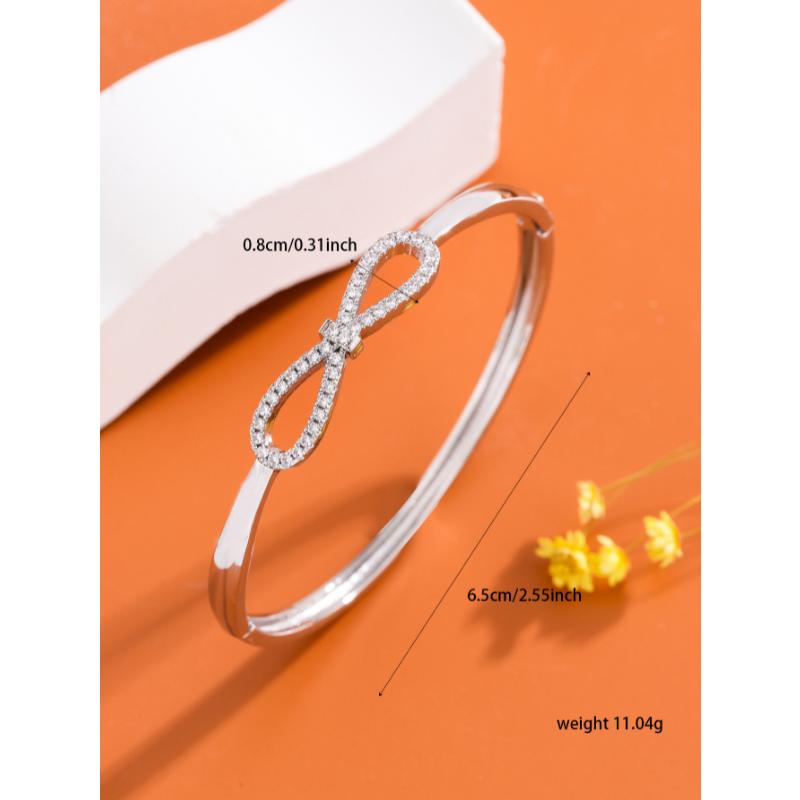 Słodka złota bransoletka z kokardą do noszenia na co dzień, bransoletka z kokardą na młode luksusowe akcesoria