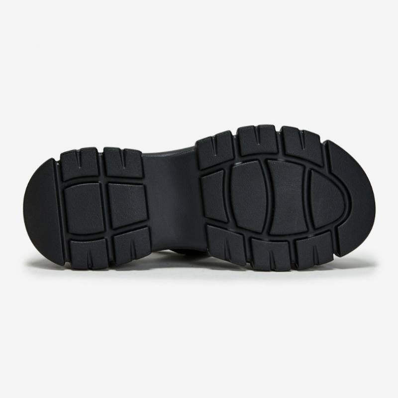 Portfolio Portfolio By ESquire Women S Simple Decorative Two Band Platform SandalS Black