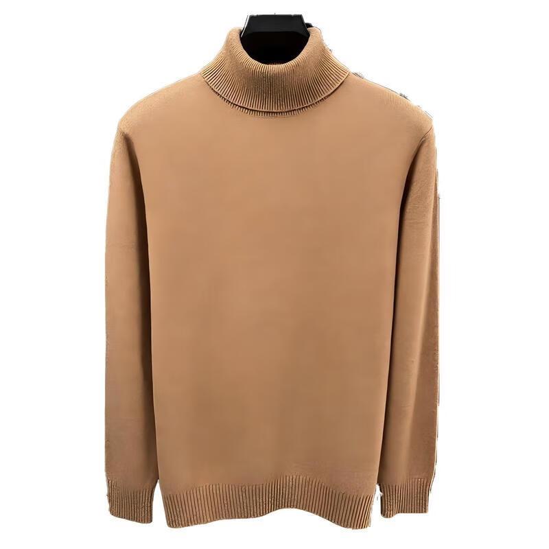 Yiliteng Men s 100% Wool Turtleneck Pullover Sweater YTMFFQ9002 3XL