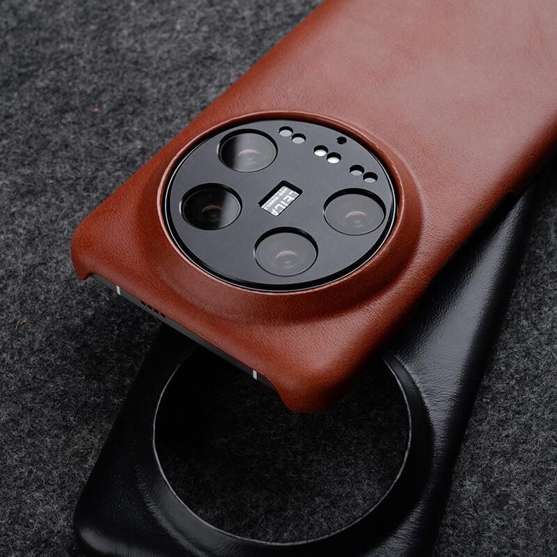 Melkco Premium Genuine Cowhide Leather Case for Xiaomi Mi 14 Ultra Mi15 Ultra-Slim Vintage Oil Wax Microfiber Inner Luxury Cover