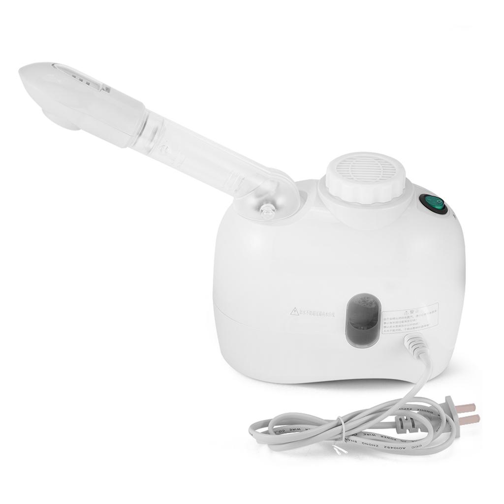 Skin Detoxing Facial Steamer Mini Table Home Steam Face Cleansing Spa Mainchine White