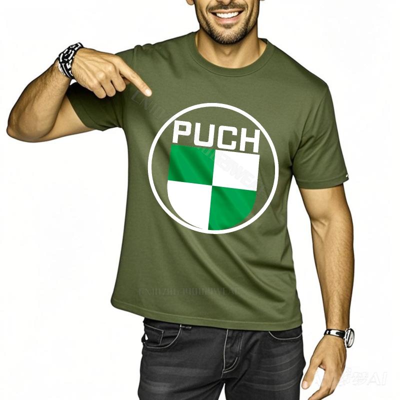 Tshirts for Unisex Adult Fashion Tshirt Puch Logo On Tshirt Daily Wear Lightweight Tee Fashion Black Crew Neck Tshirt