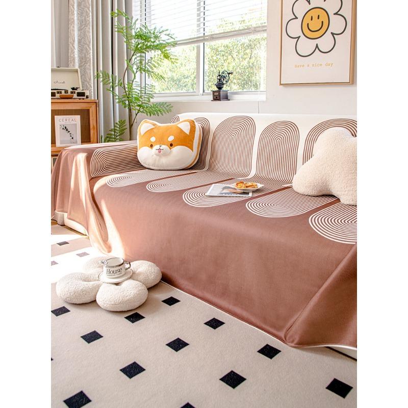 Summer Sofa Towel Sofa Blanket Cool Breathable Sofa Cover All-Inclusive Non-Slip Sofa Cover Cloth