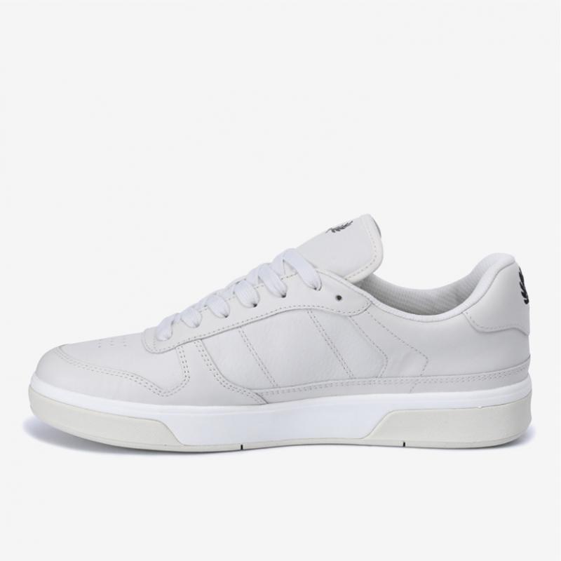 Fred Perry Men Lightweight Sneakers Textured Leather B300 Sfpm2437325 T35