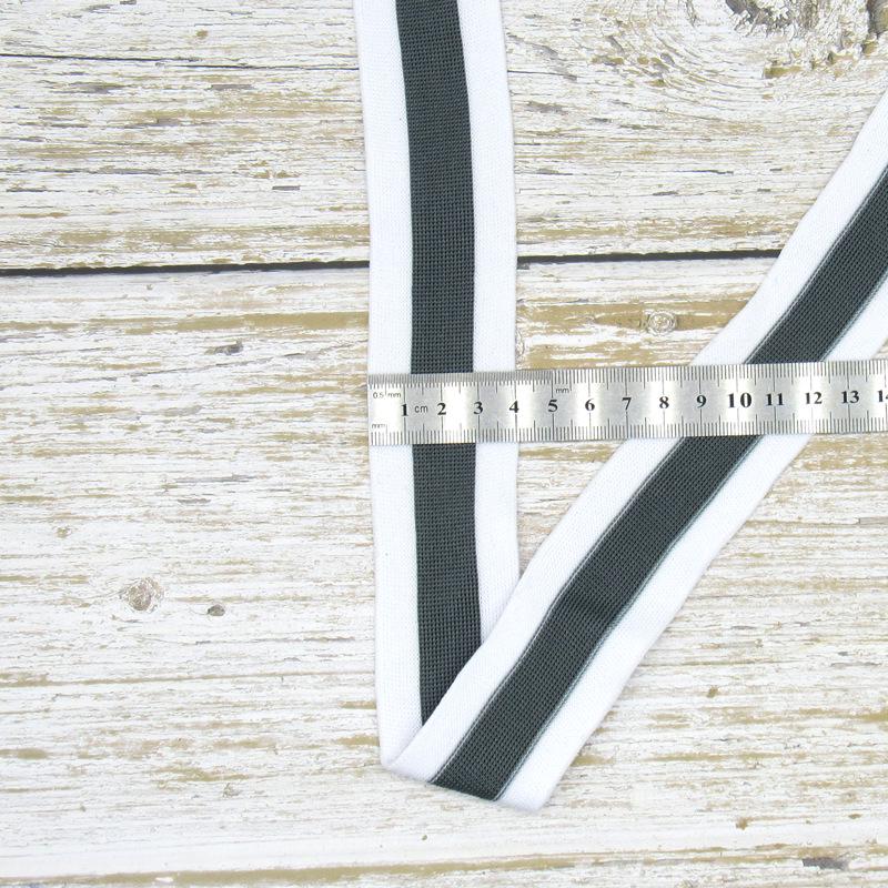 Fashionable Handmade Colorful Striped Ribbon for DIY Clothing Modification