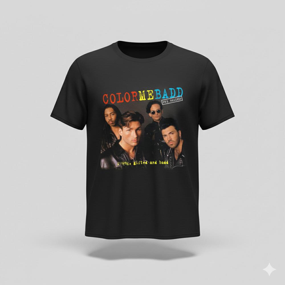 Color Me Badd  Young Gifted amp; Badd Cotton Black T Shirt 5XL AG796 Unisex T-Shirt M