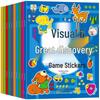 Interactive Sticker Book Set: 10 Volumes for Ages 0-6, Boosts Left and Right Brain Development with Engaging Visual Challenges
