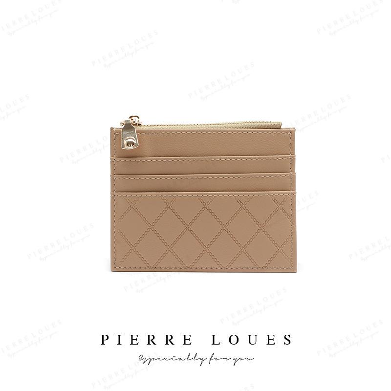 

Новая сумка для мелочи Студенческая многокарточная сумка для карт на молнии Маленький кошелек Модная женская сумка для мелочи абрикосовый